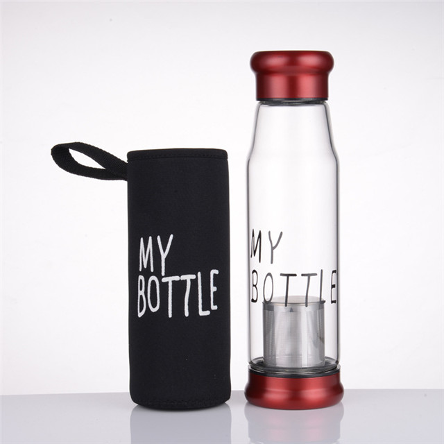 My Bottle Glass Water Bottle, Glass Drinking Bottle with Filter Buy