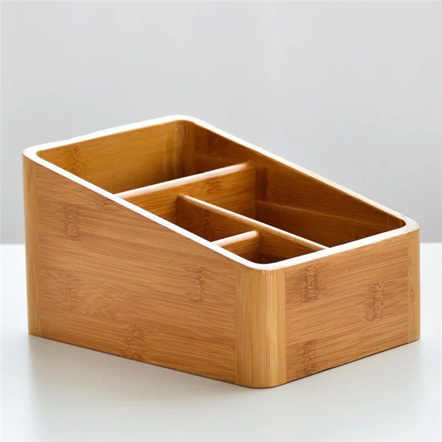 Cheap Wooden cosmetic organizer Bamboo Fiber Home Use Cosmetic