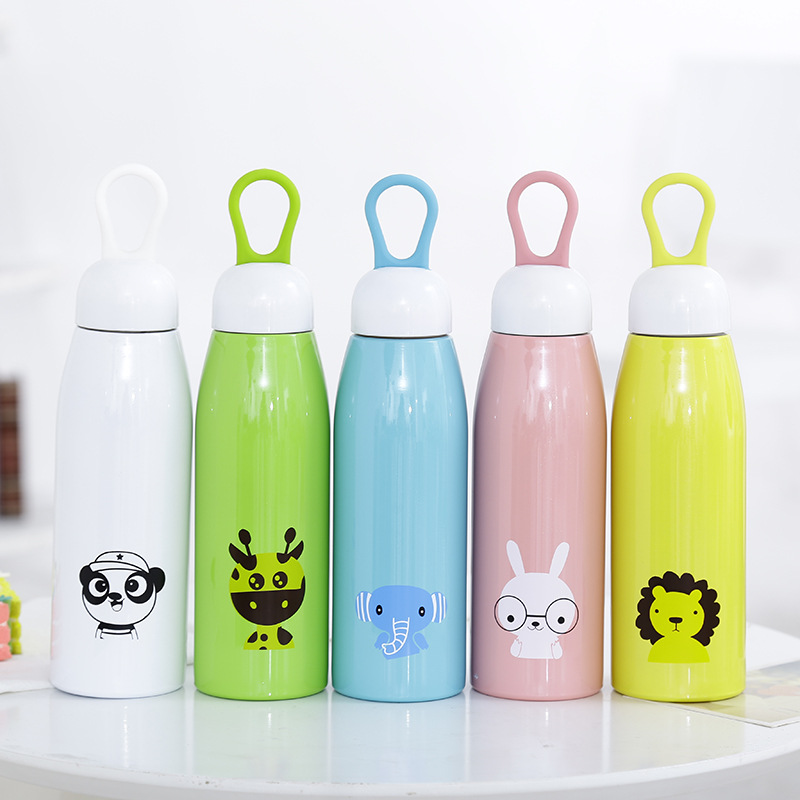 New stainless steel thermos water bottle custom creative cute gift